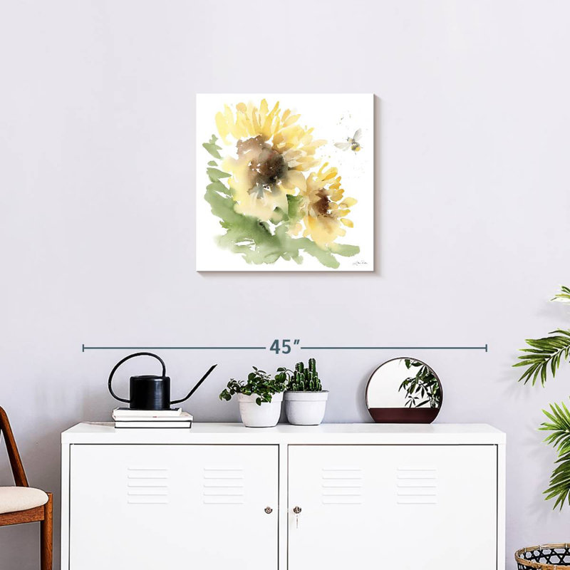 Harnek pré de tournesols II, H 20 po x l 20 po