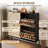 Space-Saving Rattan Shoe Cabinet With 4 Flip-Down Doors – Elegant Narrow Storage For Entryways & Hallways-1646478632