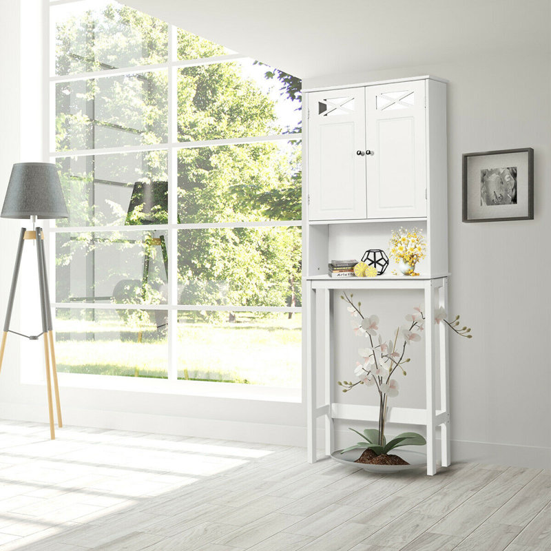 Rangement au-dessus de la toilette l 8 po x H 68 po x P 25 po Gennoviva