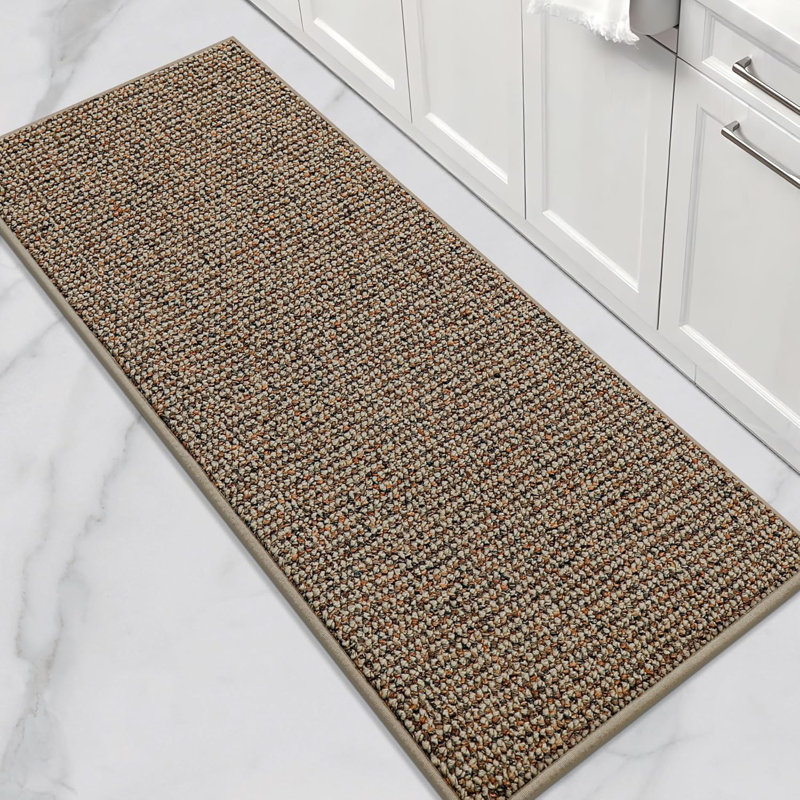 Tapis de cuisine super absorbants antidérapants 24 po x 60 po, Taupe