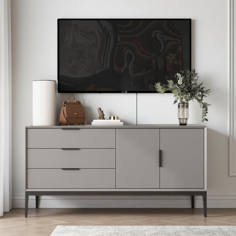 Meuble télé de luxe italien, Gris