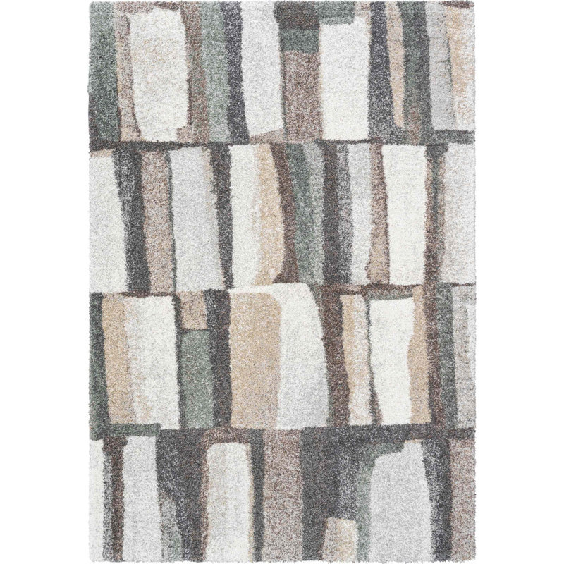 Abstract Area Rug, Rectangle 133 x 195 cm