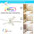 52'' Ceiling Fan with LED Lights
