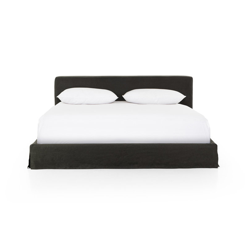 Aidan Upholstered Bed, King, Brussels Natural