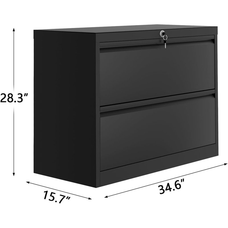39.9cm Wide 2 -Drawer File Cabinet
