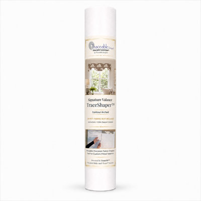 Signature Contour Arched No-Sew Valance TraceShaper Kit