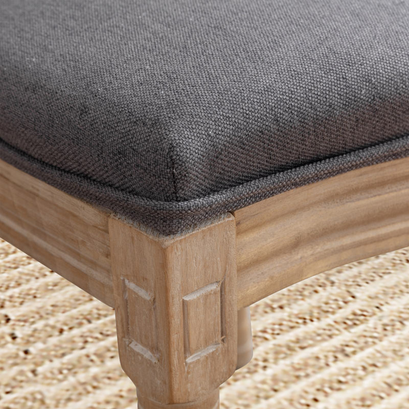 Chaise d'appoint Veana, Gris foncé