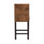 Tabouret court en acajou de 18,1 po Braydyn