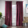 Extra Long and Extra Wide Solid Luxury Matte Velvet Single Curtain Panel