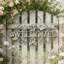Enseigne de bienvenue extérieure suspendue, enseigne de bienvenue rétro pour porche, porte d'entrée, jardin, décoration murale et décoration de mariage