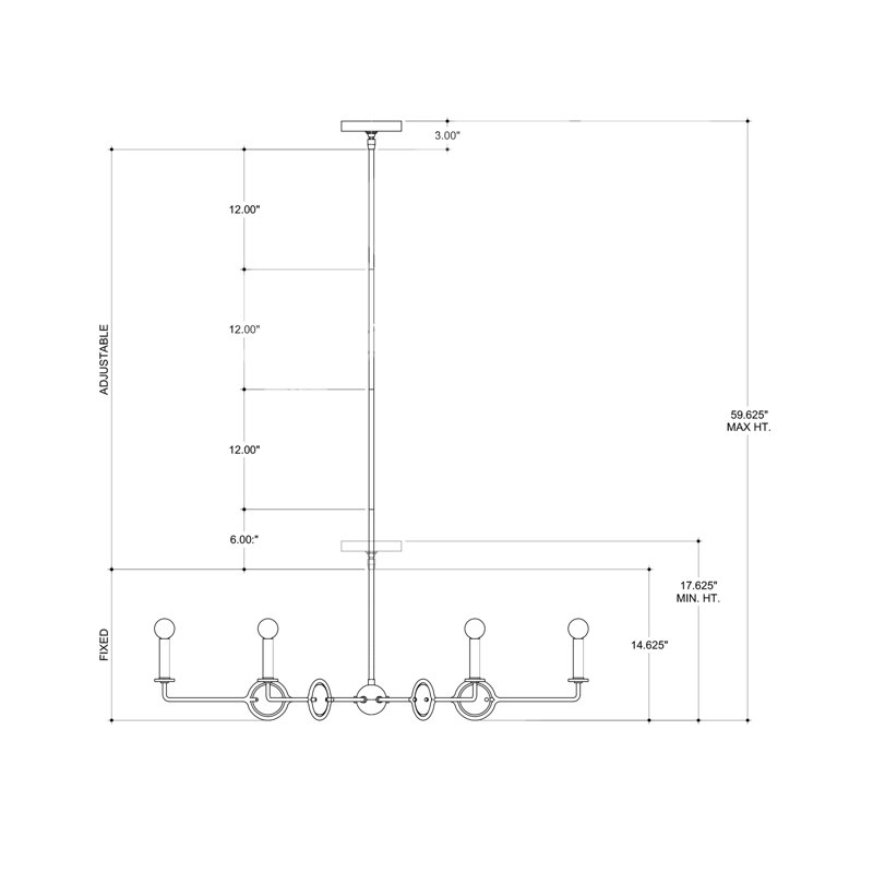Privateer 6 - Light Chandelier
