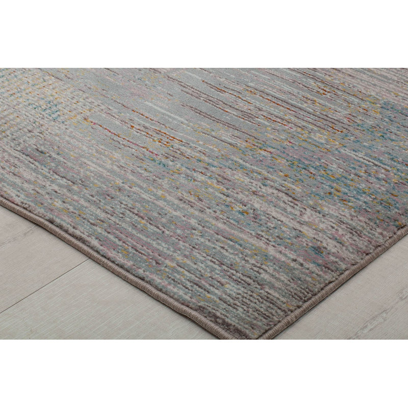 Tapis étain Claudeen, Rectangle 2 pi 6 po x 4 pi