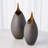 Frosted Vase w/Amber Casing-71272871-71272870