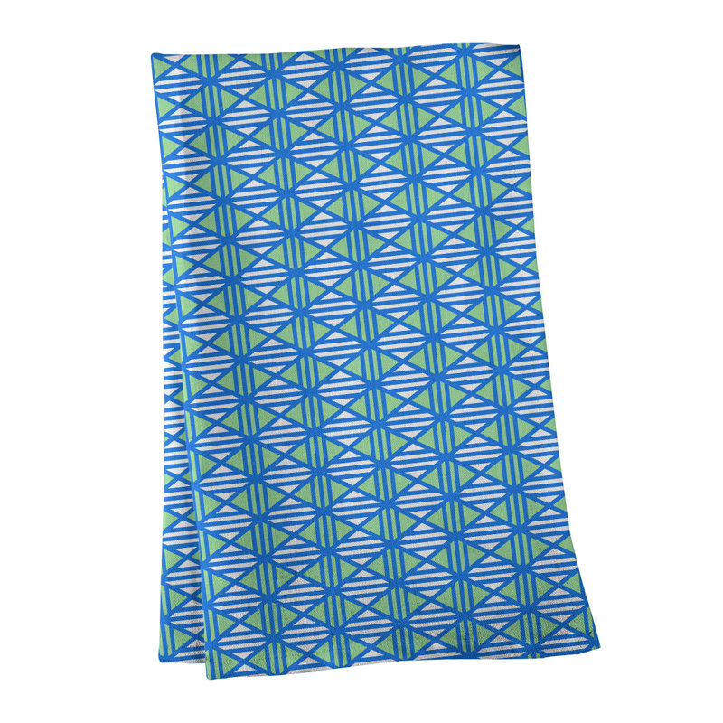 Gady Tea Towel Kitchen Towel, Light Blue, Poly Twill