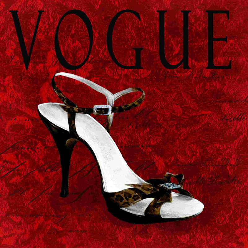 " Vogue Shoe ", 12" H x 12" W