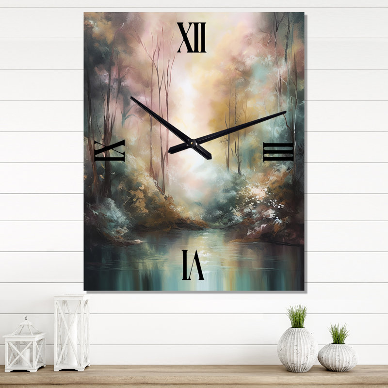 Horloge murale Jaleela, H 32 po x l 16 po x P 1 po