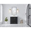 Boston 36 po X P 22 po Meuble-lavabo central en fer forgé D-108539413