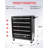 Rolling Tool Chest, 5-Drawer Tool Box Organizer with Wheels,Tool Cart with 7 Organizer Tray Divider Set, Large Rolling Tool Cabinet Organizer