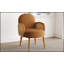 Chaise d'appoint avec accoudoirs en rotin et fauteuil de lecture-611300080
