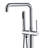 Freestanding Bathtub Faucet with Hand Shower-129590993
