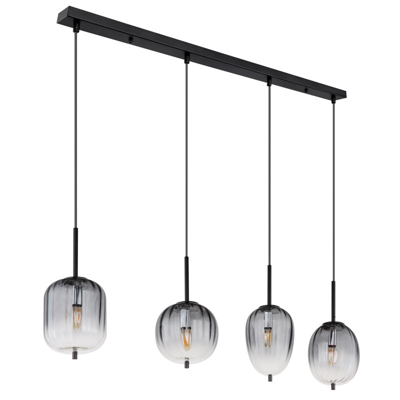 4 - Light Matte Black Pendant