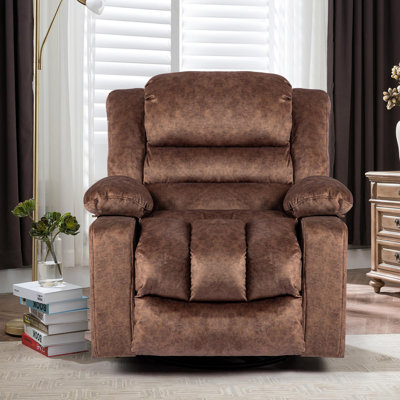 Fauteuil inclinable large et pivotant