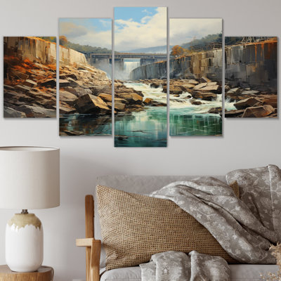 Hoover Dam Nevada Arizona III On Canvas 5 Pieces Print -  Millwood Pines, 0D0B312833B24D4790F42D0D4F2848FD