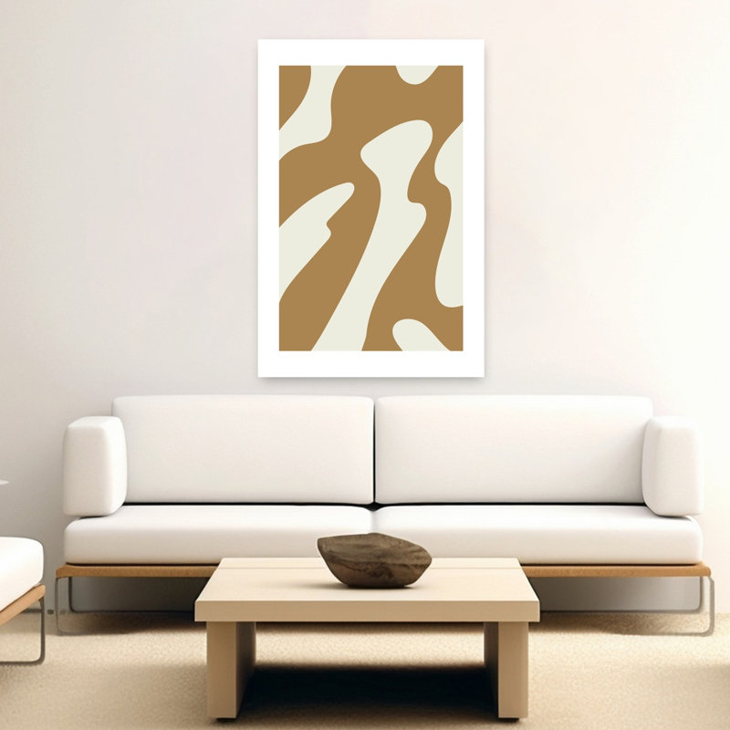 Sandtideno02 Abstract Contemporary Wall Art Print, 152.4cm H x 101.6cm W