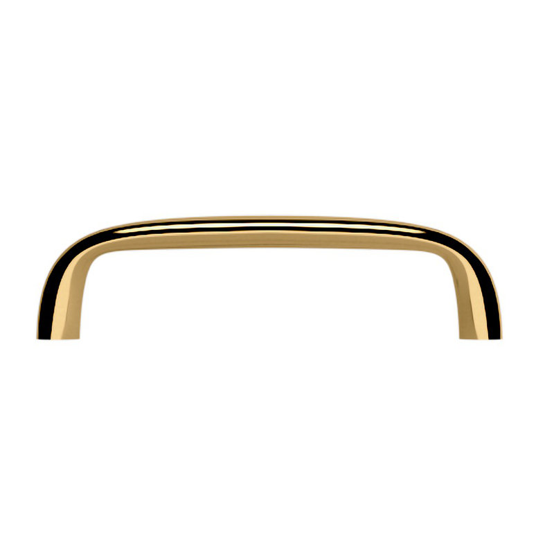 4480 Oval Pull, Polished Brass