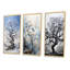 «White Tree Harmony Landscape», 3 pièces sur toile-2091437686-2091437684