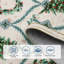 Christmas Festive Faux Wool Area Rug-135241440-135241445
