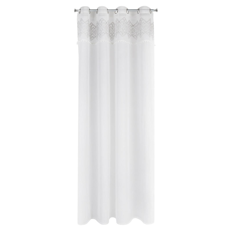 Katravia Sheer Curtain Single Panel