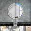 Huldar Glass Flat Wall Mirror
