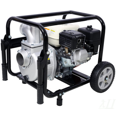 Water Pump 3"  264Gpm ,163cc Honda GX160 Engine, 3IN NPT COUPLER ,WITH ACCESSORIES KIT AND HANDLE WHEEL KIT
