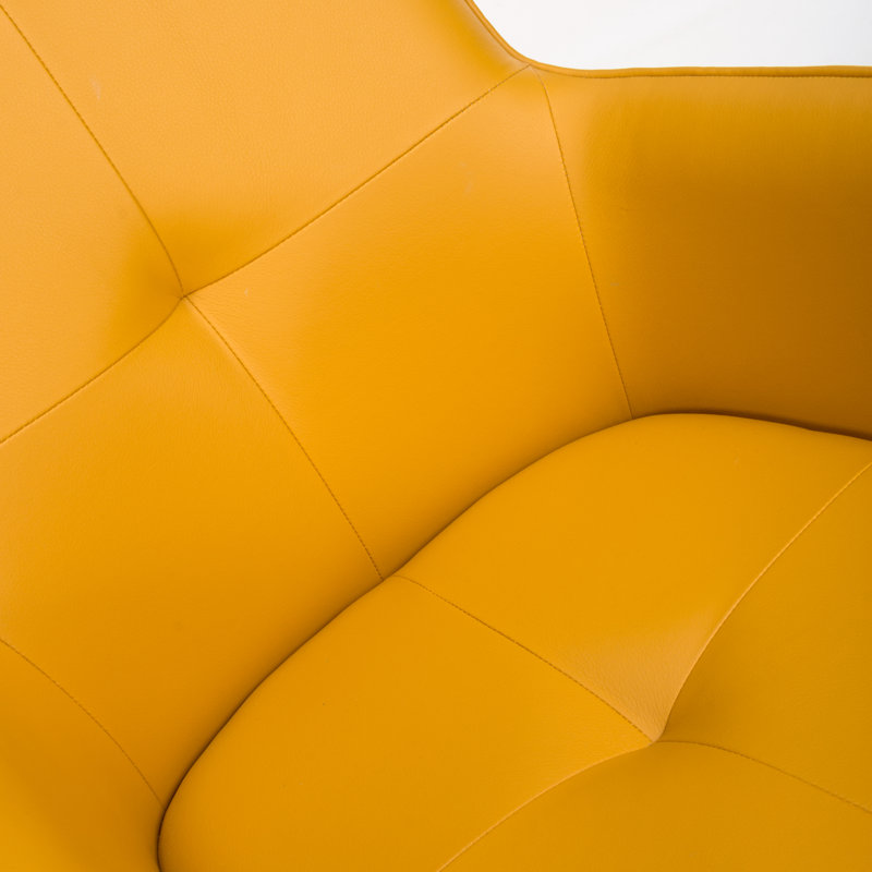Huttonsville Upholstered Dining Chair, Orange