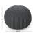 Bordeaux Knitted Cotton Round Pouf, Versatile Decorative Ottoman And Floor Cushion, Comfortable And Stylish Home Accessory-1534787675