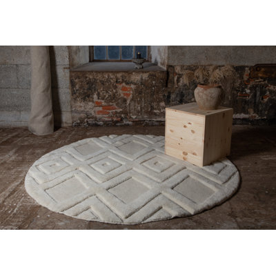 Broomfield Round 200 cm x 200 cm Hand Woven Area Rug
