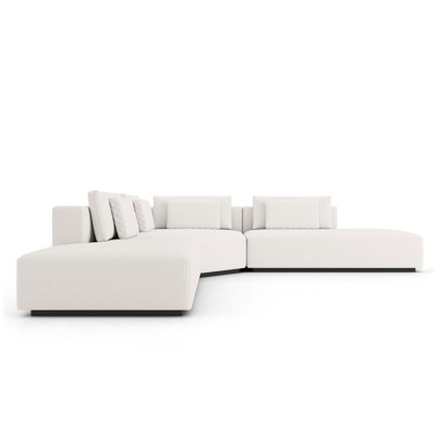 Spruce 130" Wide Reversible Modular Sofa and Chaise