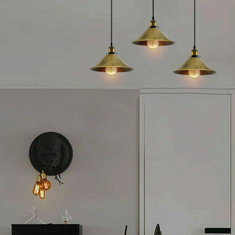 Lucas 3 - Light Pendant, Brushed Brass
