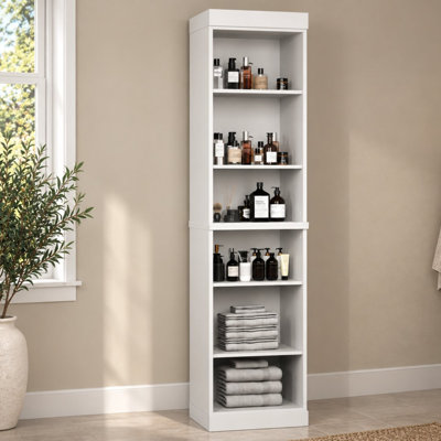 Armoire de rangement 100% en bois massif Palace Imports, tablettes réglables, hauteur 71,5 po