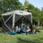 Gazebo Tent Pop-Up Portable 4/5/6-Sided Hub Durable Screen Tent Netted Gazebo Waterproof Pavilion-88028021-53955615