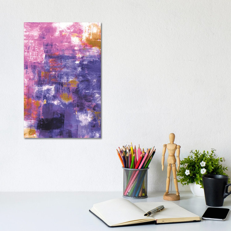 Off The Grid X by Julia Di Sano - Wrapped Canvas Painting, 20.32 cm H x 30.48 cm W