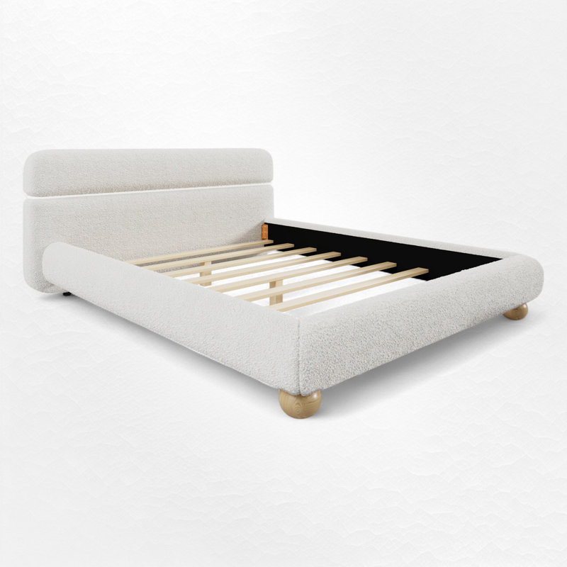 Lit plateforme tapissier
