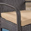 Chaise de patio avec coussin Grissett-32515922