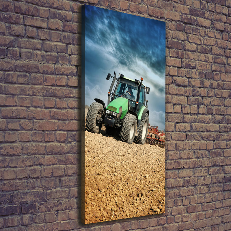Tractor - Wrapped Canvas Print