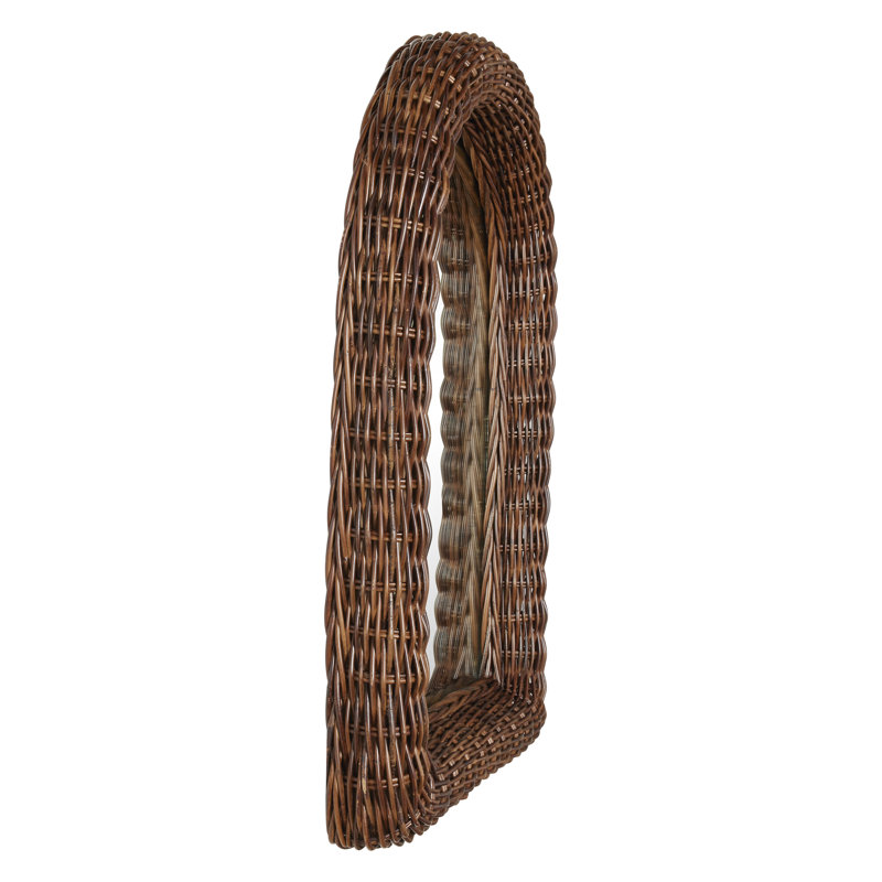 Kingston Arch Rattan Mirror