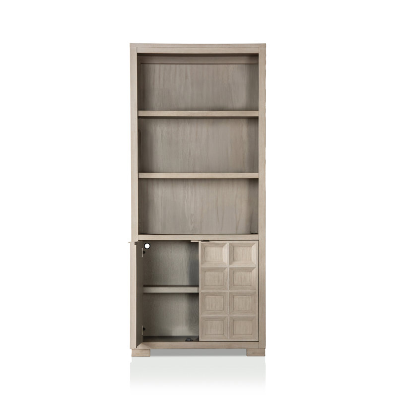 Ensemble de bureau 2 pièces avec bureau de direction et bibliothèque Schell