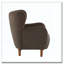 Fauteuil club à oreilles en velours