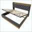Lit de rangement hydraulique à DEL avec charge USB / Type-C-128515294-128515299