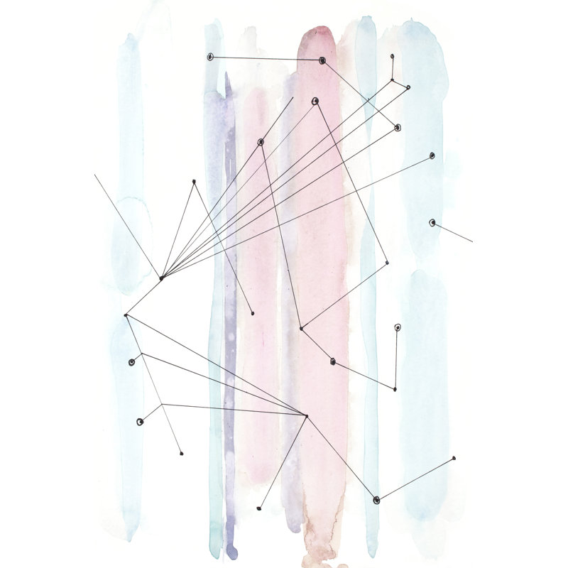 Desert Series VIII by Rob Delamater - Painting Print, 122cm H x 81cm W, Black Floater Frame